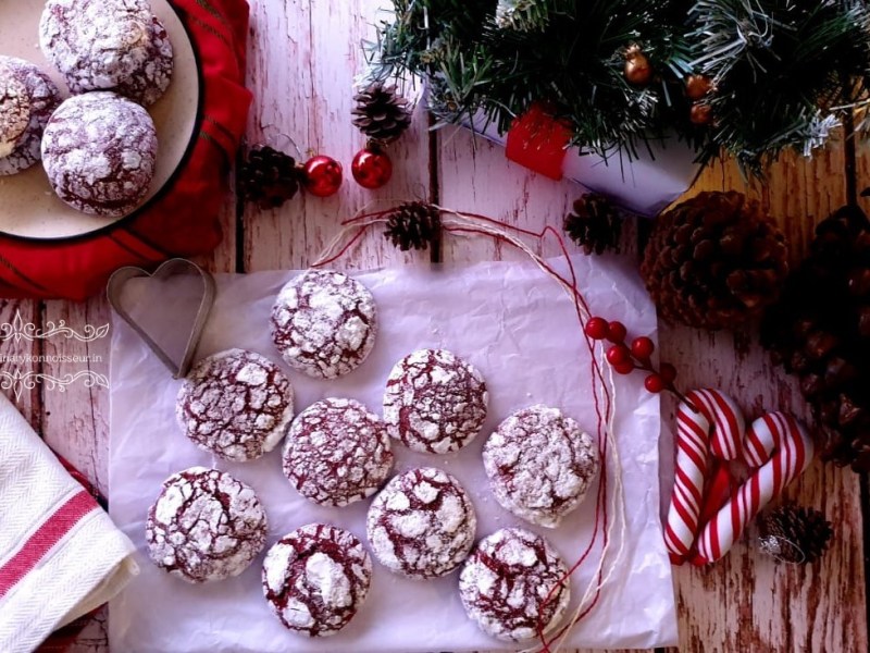 Festive Red Velvet&nbsp;Cookies