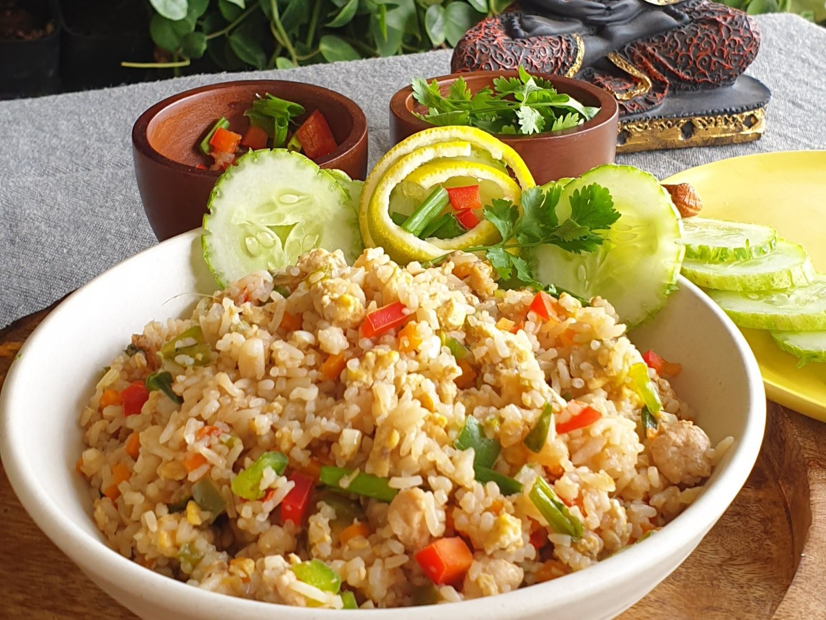 Three Treasure Fried Rice-One Pot&nbsp;Meal