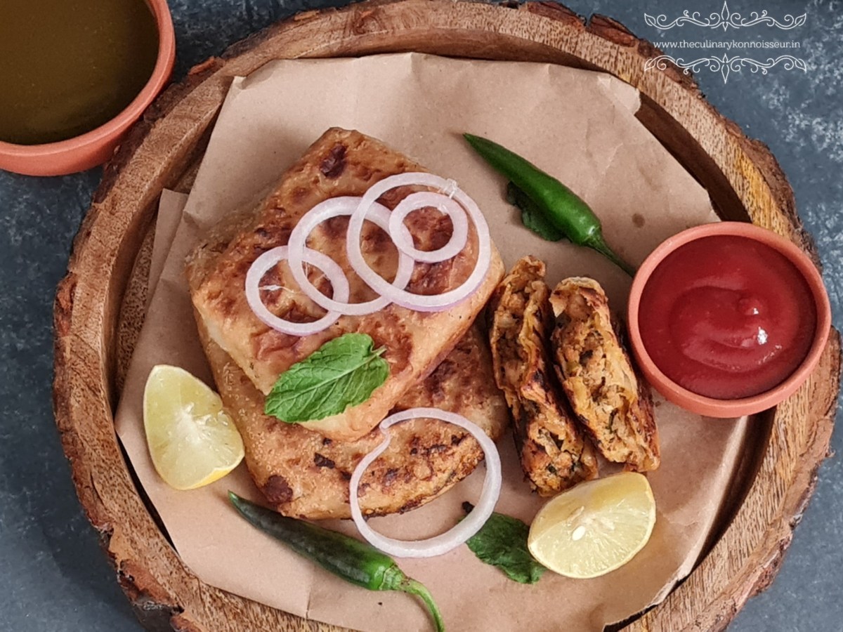 Sizzling Baida Roti Mumbaiya&nbsp;Style