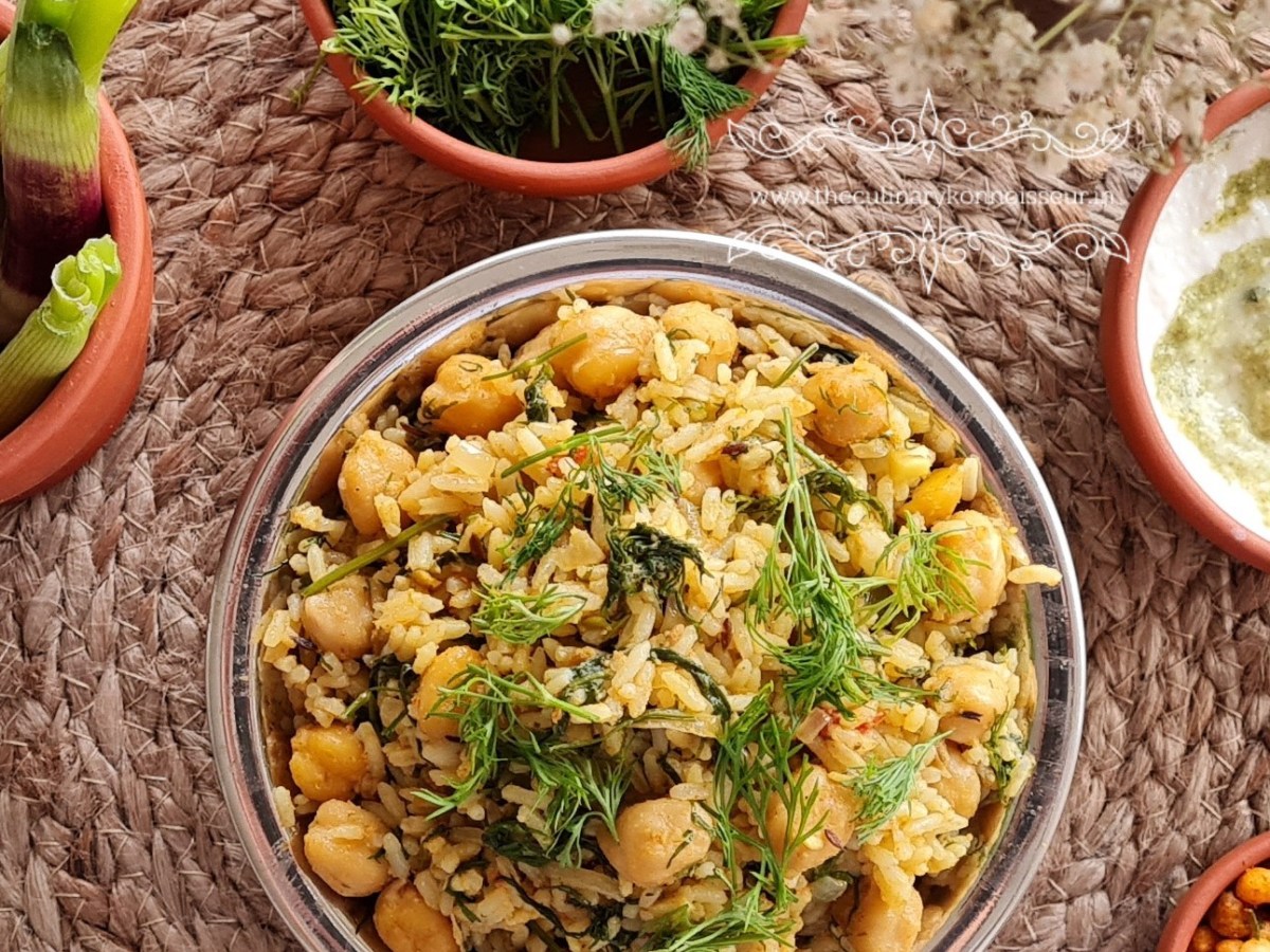 One Pot Dill Chickpea Rice – Suva&nbsp;Pulao