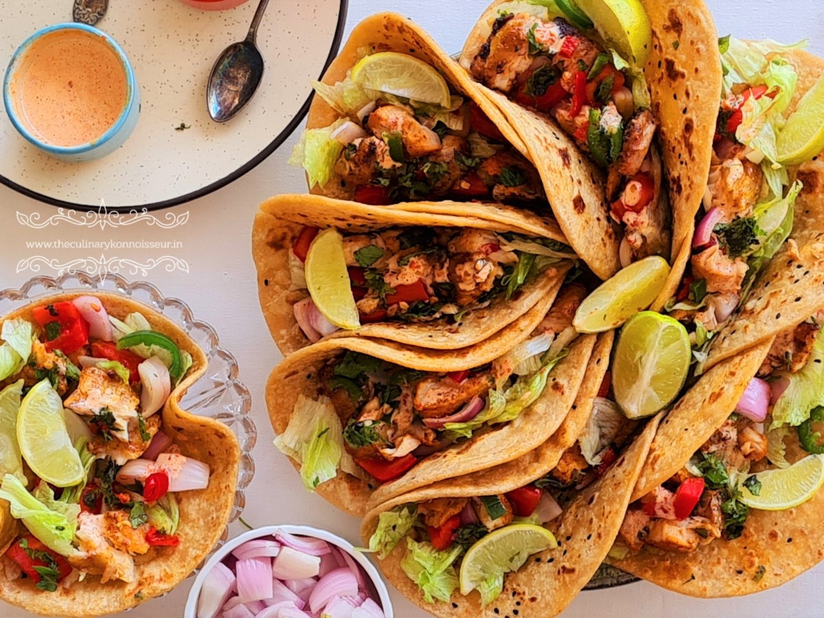 Healthy Baked Amritsari Fish Tikka&nbsp;Tacos