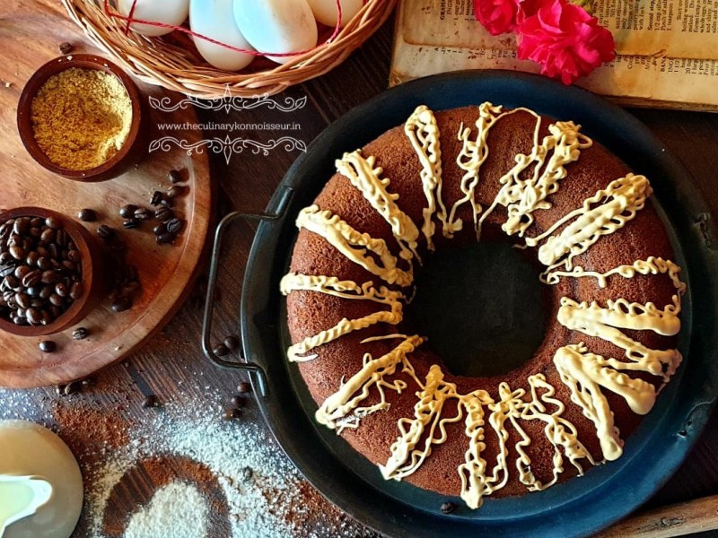 Classic Light Chocolate Cake with Coffee Cream&nbsp;Sauce