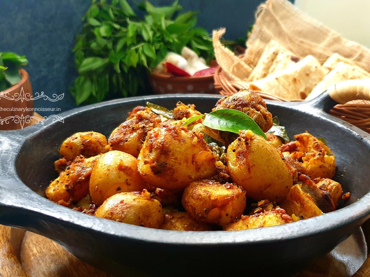 Baby Potato Roast – Chettinad Urulai&nbsp;Roast